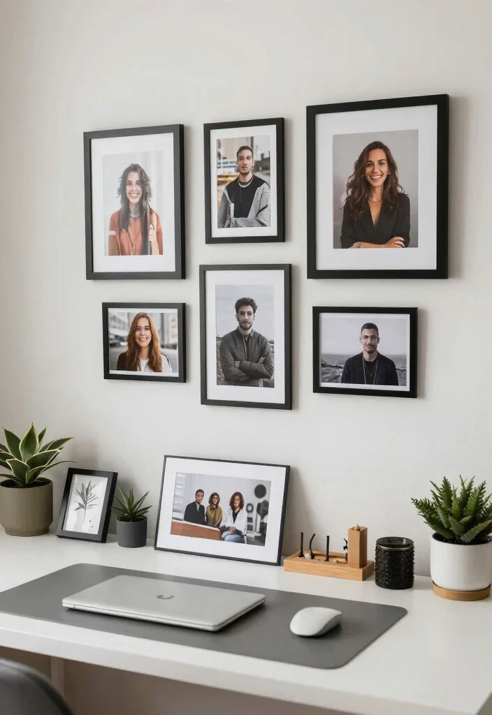 14 Work Desk Setup Ideas for Focused Productive Days 11. Personal Touches 0