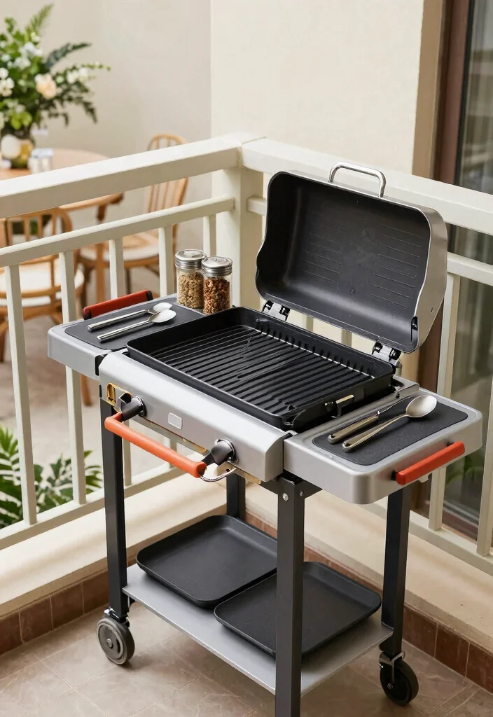 10 Balcony Grill Ideas for Easy Outdoor Cooking in Small Spaces 5. Portable Grilling Accessories 0