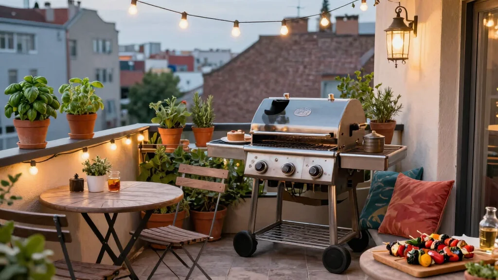 10 Balcony Grill Ideas for Easy Outdoor Cooking in Small Spaces