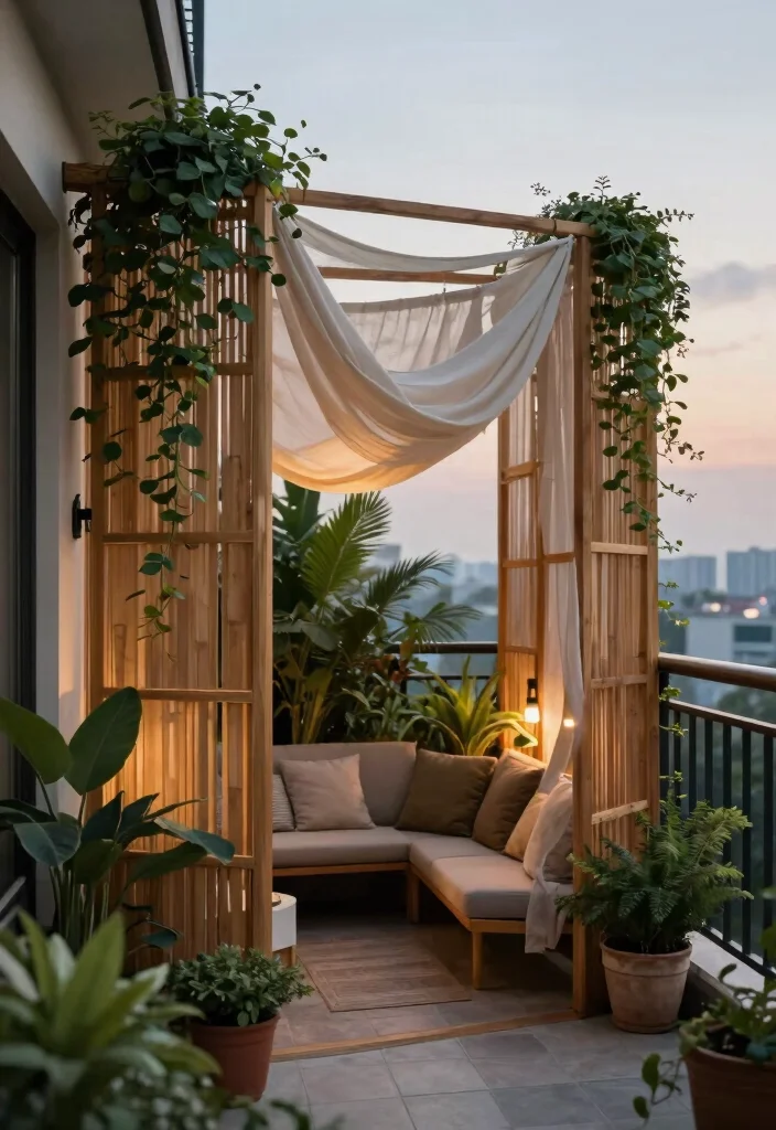 10 Cosy Balcony Ideas Perfect for Evening Relaxation 25 10 Cosy Balcony Ideas Perfect for Evening Relaxation 5. Balcony Privacy Screens 0