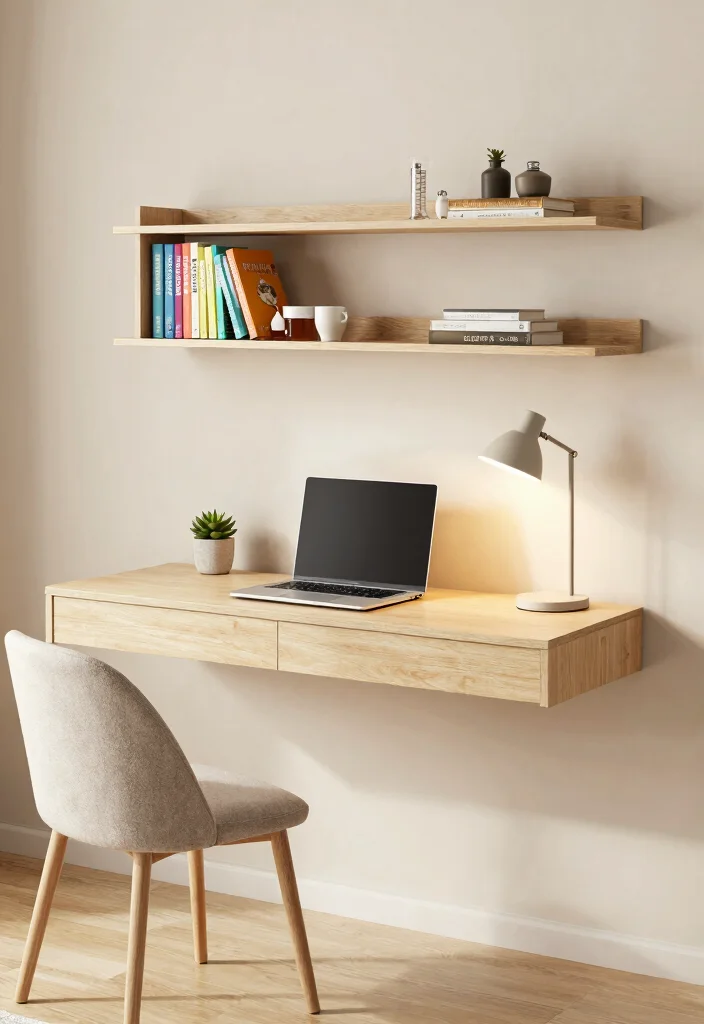 10 Desk Corner Ideas to Use Awkward Room Spaces 1 10 Desk Corner Ideas to Use Awkward Room Spaces 1. Compact Floating Desk 0