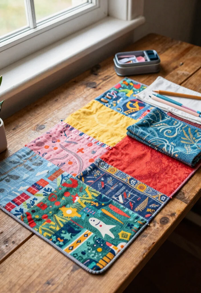 10 Desk Covering Ideas to Keep Work Areas Tidy 1. Recycled Fabric Desk Mats 0