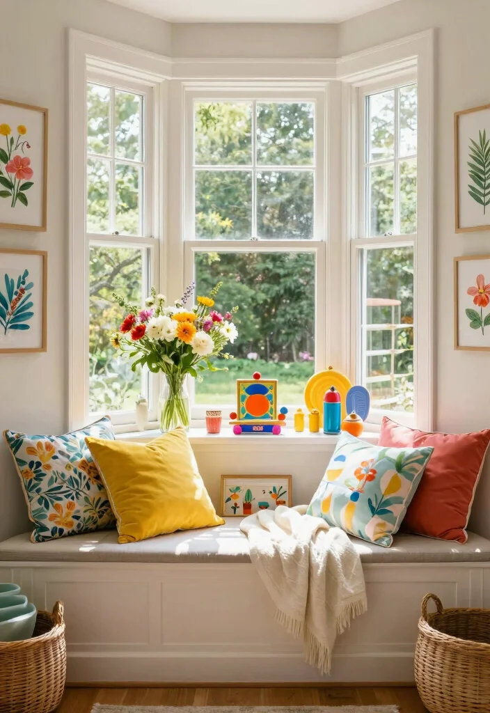 10 Dining Room Bay Window Ideas for Light Filled Seating 10. Seasonal Decor Switch Up 0