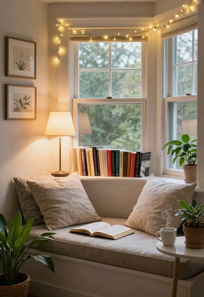 10 Dining Room Bay Window Ideas for Light Filled Seating 3. Cozy Reading Nook 0