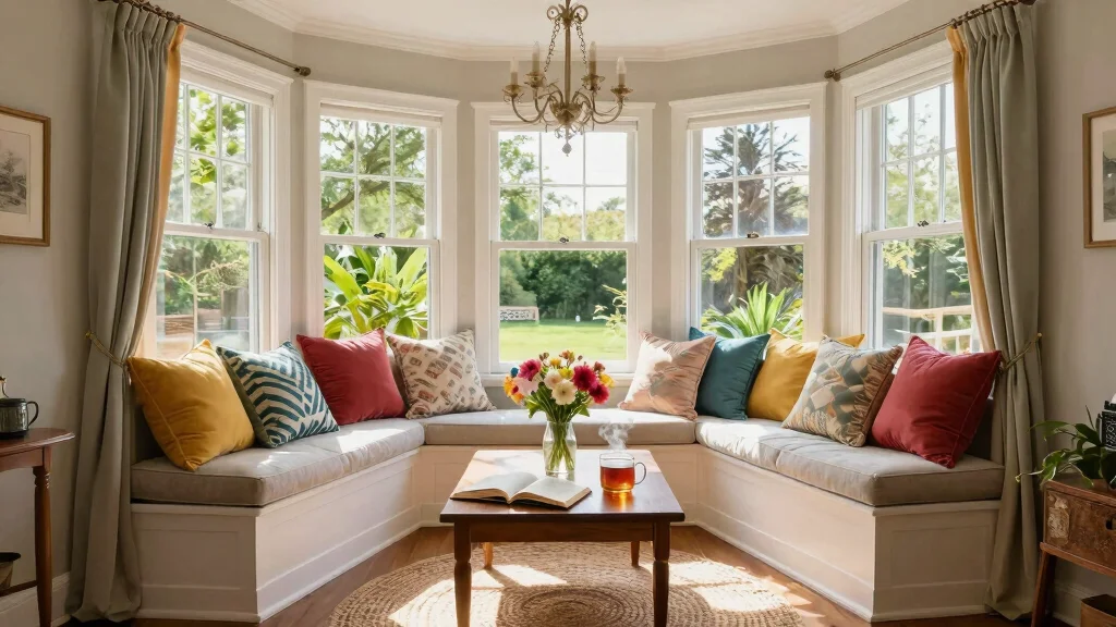 10 Dining Room Bay Window Ideas for Light Filled Seating