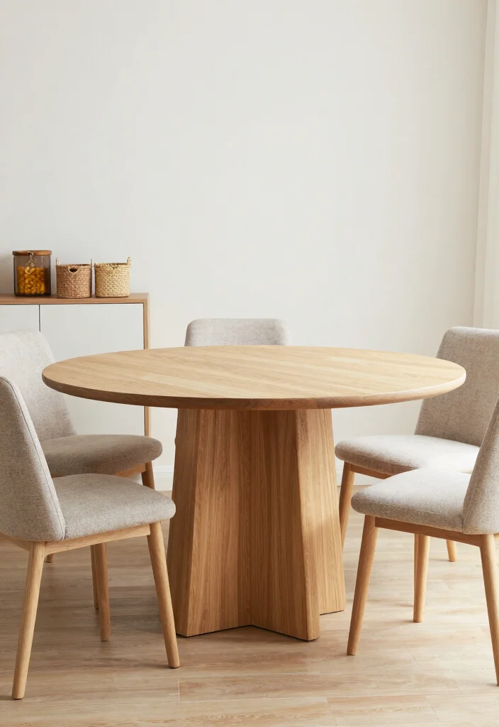 10 Dining Room Ideas with Round Tables That Feel Intimate 10. Keep It Clutter Free 0