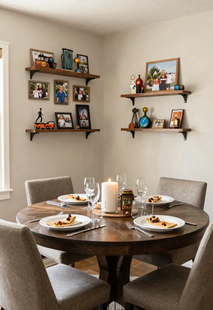 10 Dining Room Ideas with Round Tables That Feel Intimate 9. Personalize the Space 0