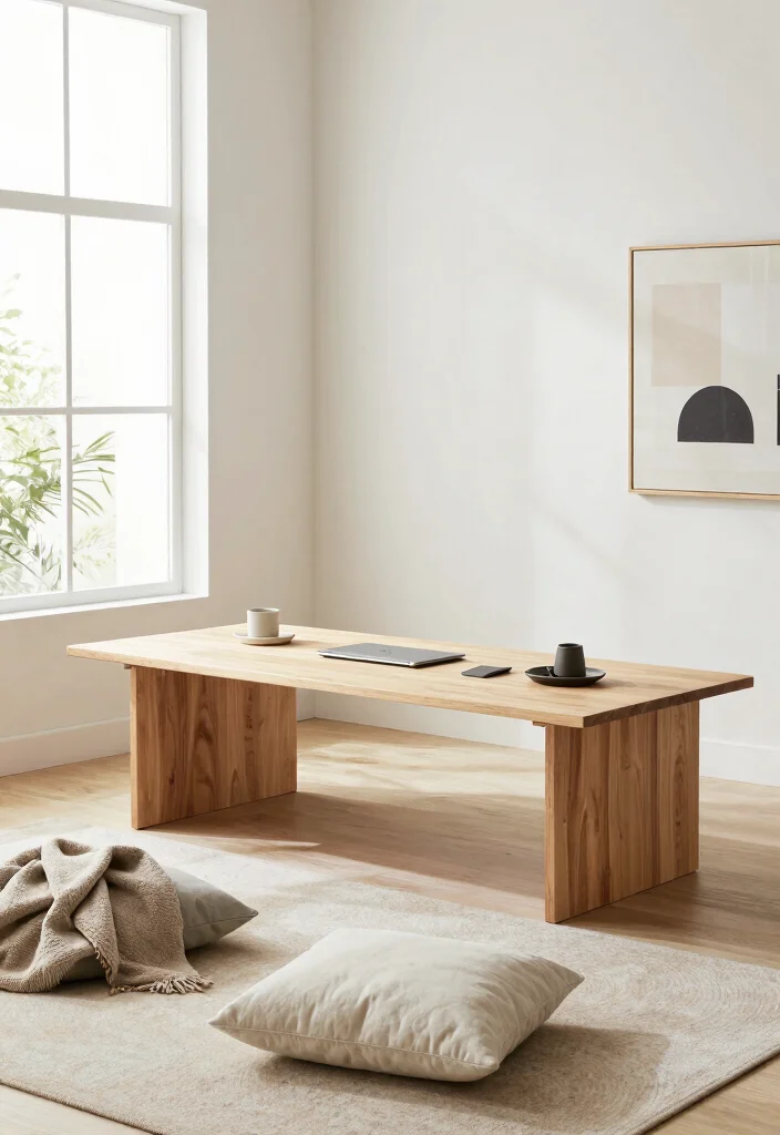 10 Floor Desk Ideas for Minimal Relaxed Work Style 27 10 Floor Desk Ideas for Minimal Relaxed Work Style 7. Multi functional Spaces 0