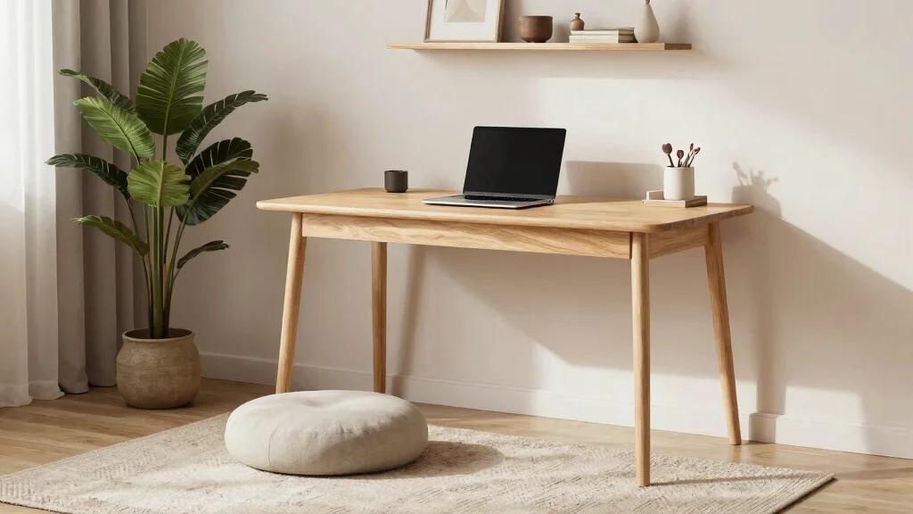 10 Floor Desk Ideas for Minimal Relaxed Work Style