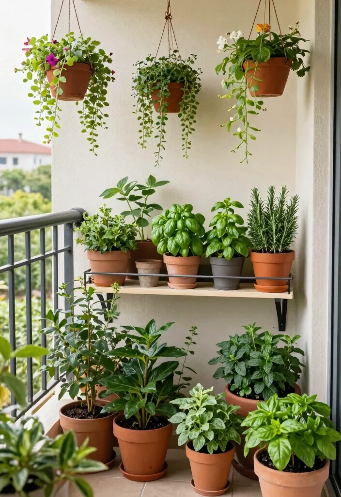 10 Ground Floor Balcony Ideas That Feel Safe and Inviting 37 10 Ground Floor Balcony Ideas That Feel Safe and Inviting 7. Greenery and Planters 0