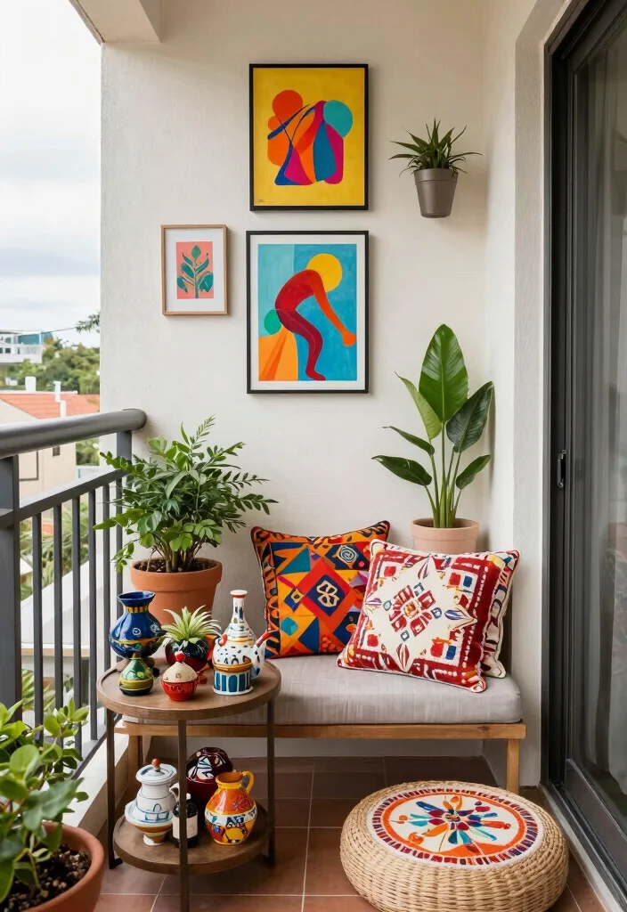 10 Ground Floor Balcony Ideas That Feel Safe and Inviting 39 10 Ground Floor Balcony Ideas That Feel Safe and Inviting 9. Personal Touches 0