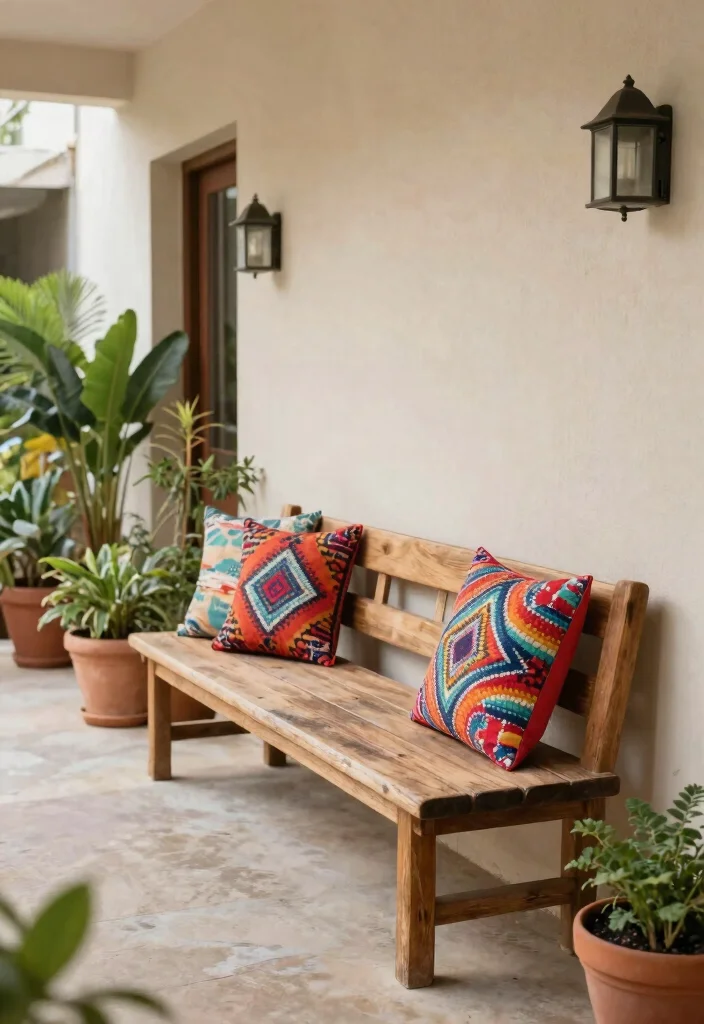 10 Hallway Bench Ideas for Seating and Shoe Storage 8. Outdoor Inspired Bench 0
