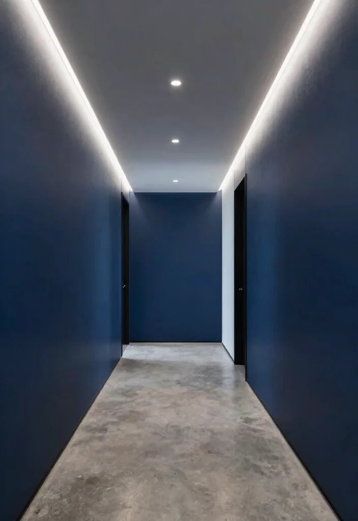 10 Hallway Ceiling Ideas for Better Lighting Impact 5. LED Strip Lighting for Modern Flair 0