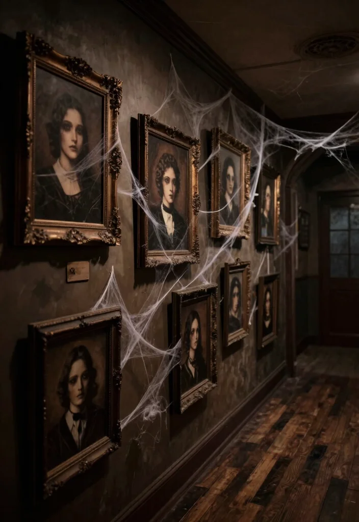 10 Haunted Hallway Ideas for Themed Decor Fun 1 10 Haunted Hallway Ideas for Themed Decor Fun 1. Ghostly Gaze Portraits 0