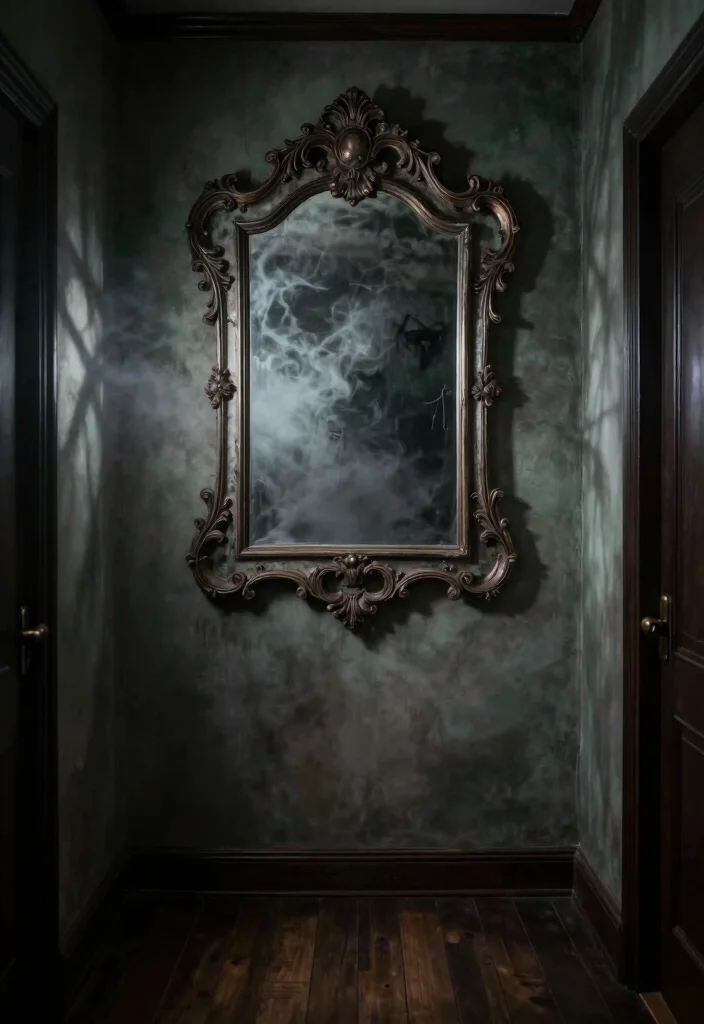 10 Haunted Hallway Ideas for Themed Decor Fun 35 10 Haunted Hallway Ideas for Themed Decor Fun 5. Haunted Mirror Illusion 0