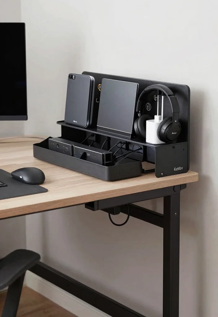 10 Kallax Desk Ideas for Storage Friendly Workspaces 47 10 Kallax Desk Ideas for Storage Friendly Workspaces 7. The Tech Savvy Kallax Desk 0