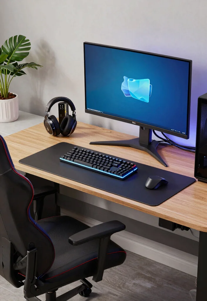 10 PC Desk Ideas for Gaming and Work Setups 4. Multi Functional Gaming Desk 0