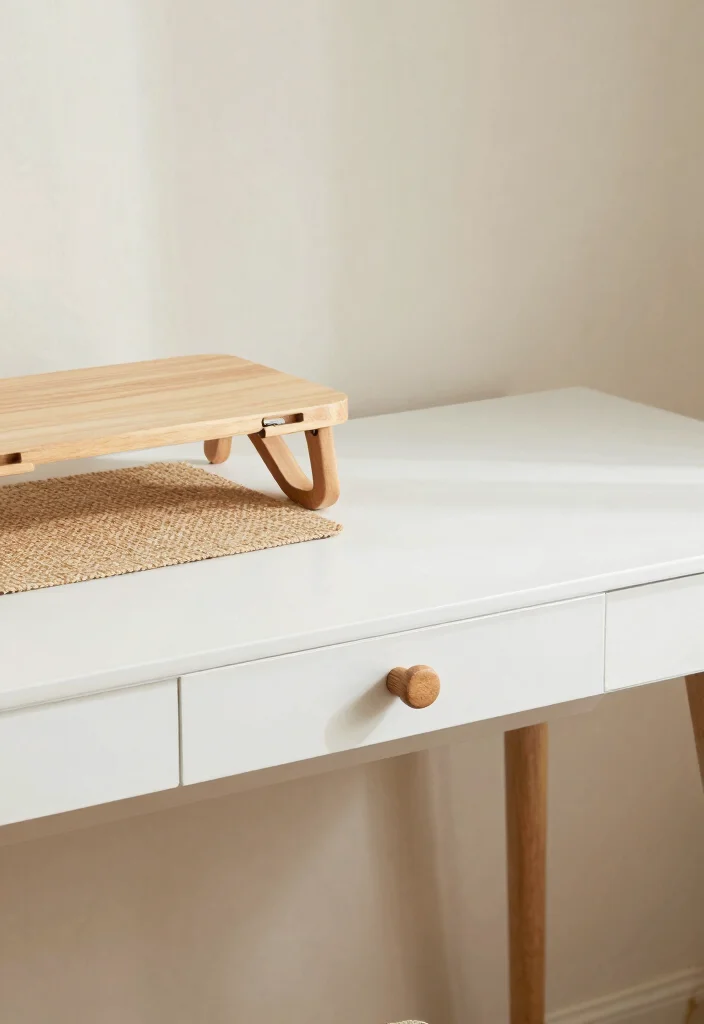 10 Repurposed Desk Ideas for Unique Budget Friendly Style 14 10 Repurposed Desk Ideas for Unique Budget Friendly Style 4. Minimalist Desk with a Rustic Twist 0