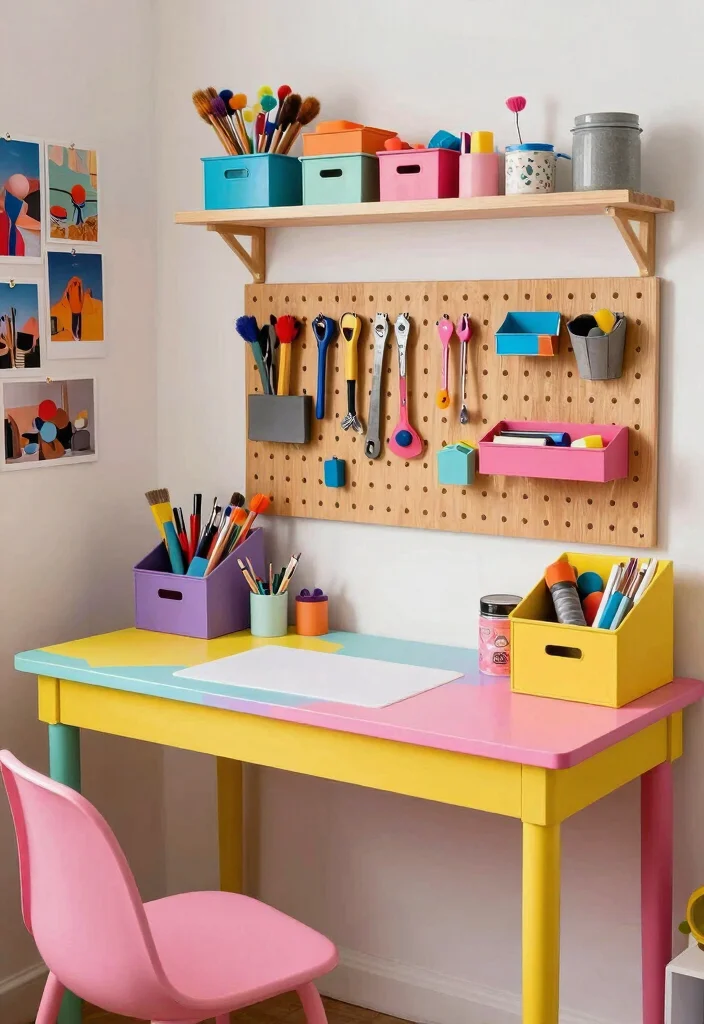 10 Repurposed Desk Ideas for Unique Budget Friendly Style 36 10 Repurposed Desk Ideas for Unique Budget Friendly Style 6. Vintage Craft Desk for DIY Projects 0