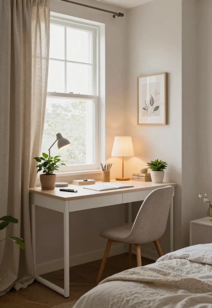 10 Small Bedroom Desk Ideas That Do Not Crowd the Room 7. Desk Nook 0