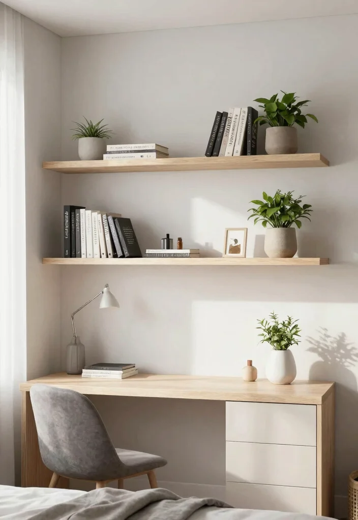10 Small Bedroom Desk Ideas That Do Not Crowd the Room 8. Use Vertical Space 0