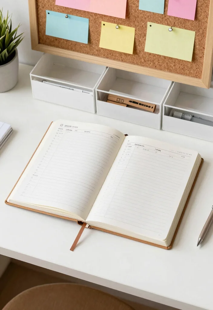 10 Small Bedroom Desk Ideas That Do Not Crowd the Room 9. Desk Planner and Organizers 0