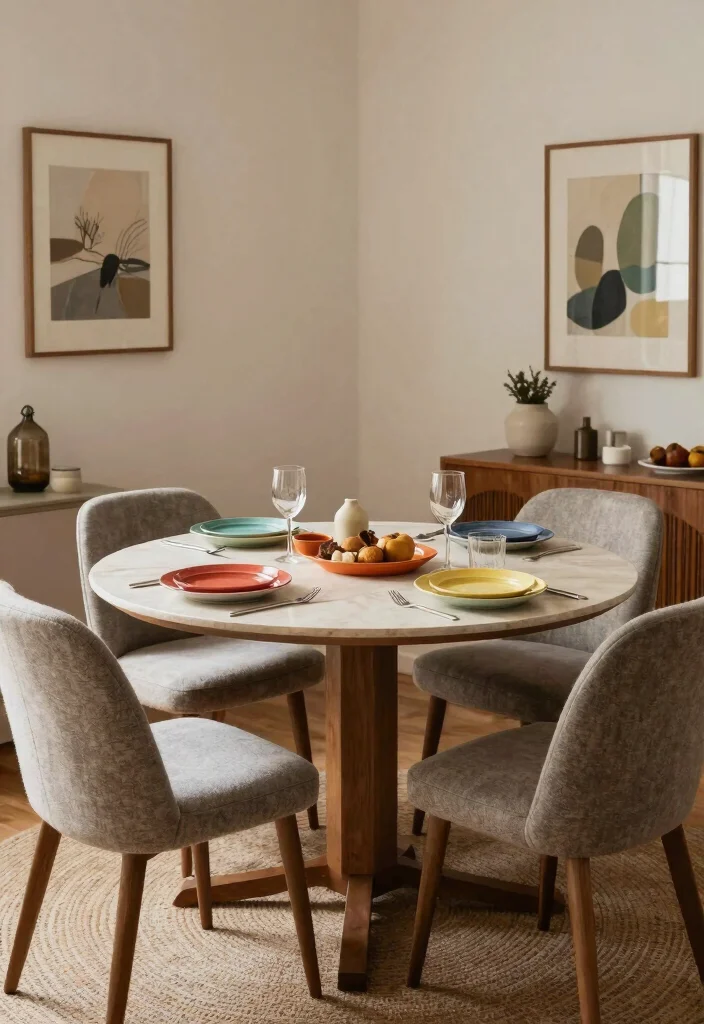 10 Small Dining Room Ideas with Round Tables That Flow Conclusion 0