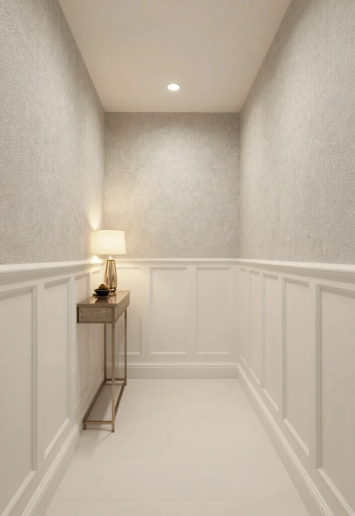 10 Square Hallway Ideas That Feel Balanced and Open 5 10 Square Hallway Ideas That Feel Balanced and Open 5. Textured Wall Treatments 0