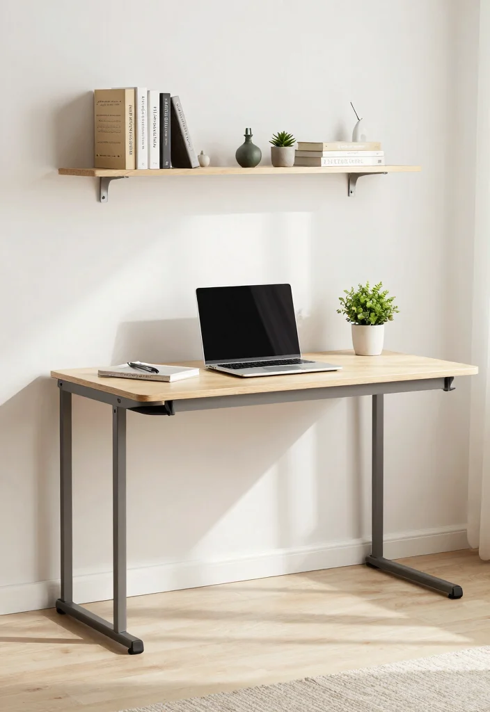 12 Alcove Desk Ideas That Fit Perfectly in Small Nooks 3. Multipurpose Murphy Desk 0