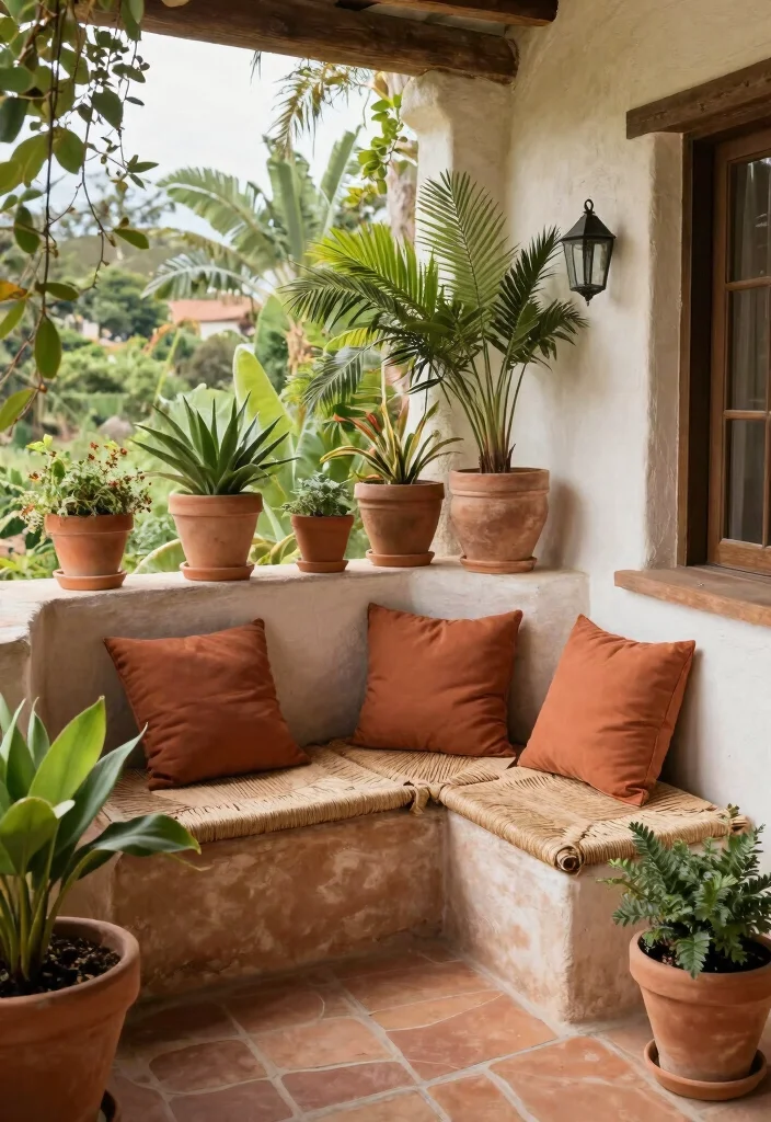 12 Balcony Color Ideas That Instantly Change the Mood 40 12 Balcony Color Ideas That Instantly Change the Mood 10. Earthy Terracotta for a Rustic Feel 0