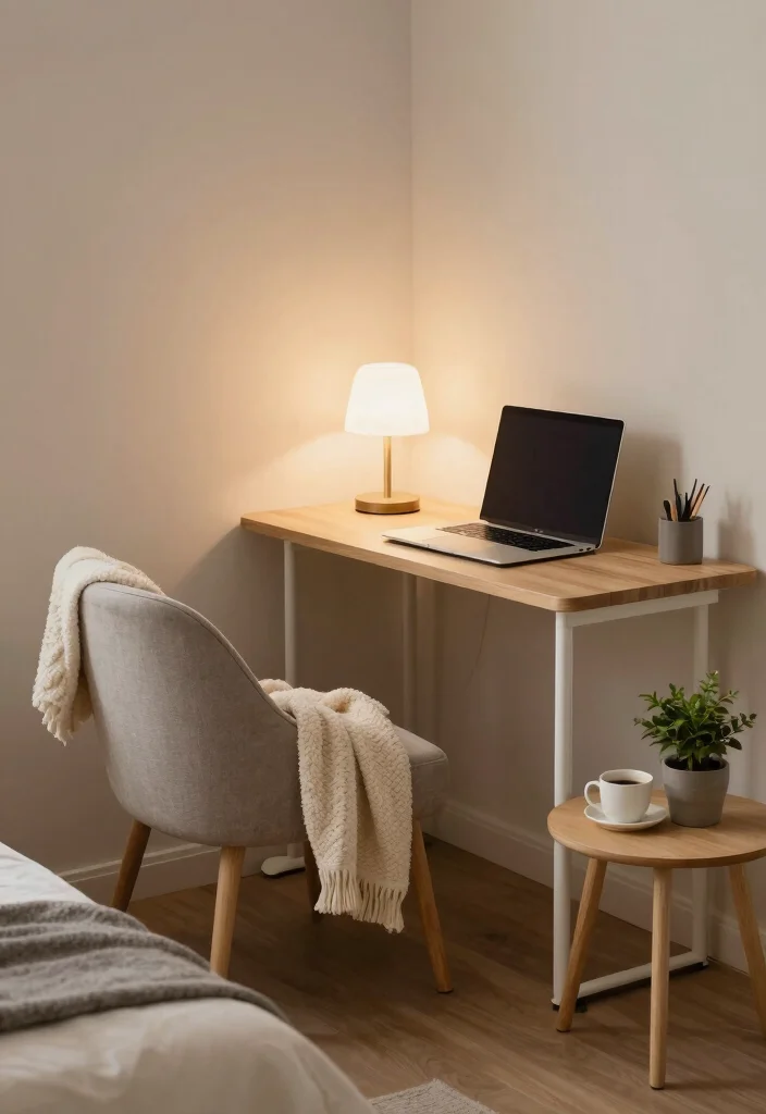 12 Bedroom Room Ideas with Desk for Balanced Layouts 45 12 Bedroom Room Ideas with Desk for Balanced Layouts 5. Cozy Reading Nook with Desk Integration 0