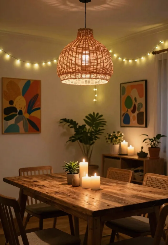 12 Bohemian Dining Room Ideas with Color and Texture 3 12 Bohemian Dining Room Ideas with Color and Texture 3. Eclectic Lighting 0