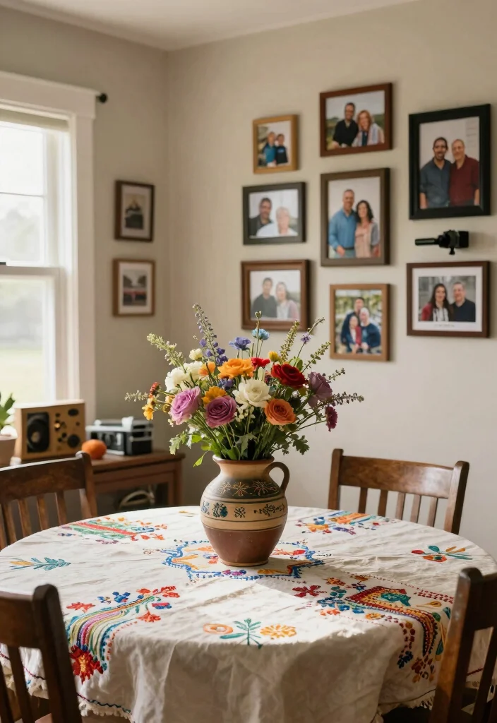 12 Bohemian Dining Room Ideas with Color and Texture 18 12 Bohemian Dining Room Ideas with Color and Texture 8. Personalized Touches 0