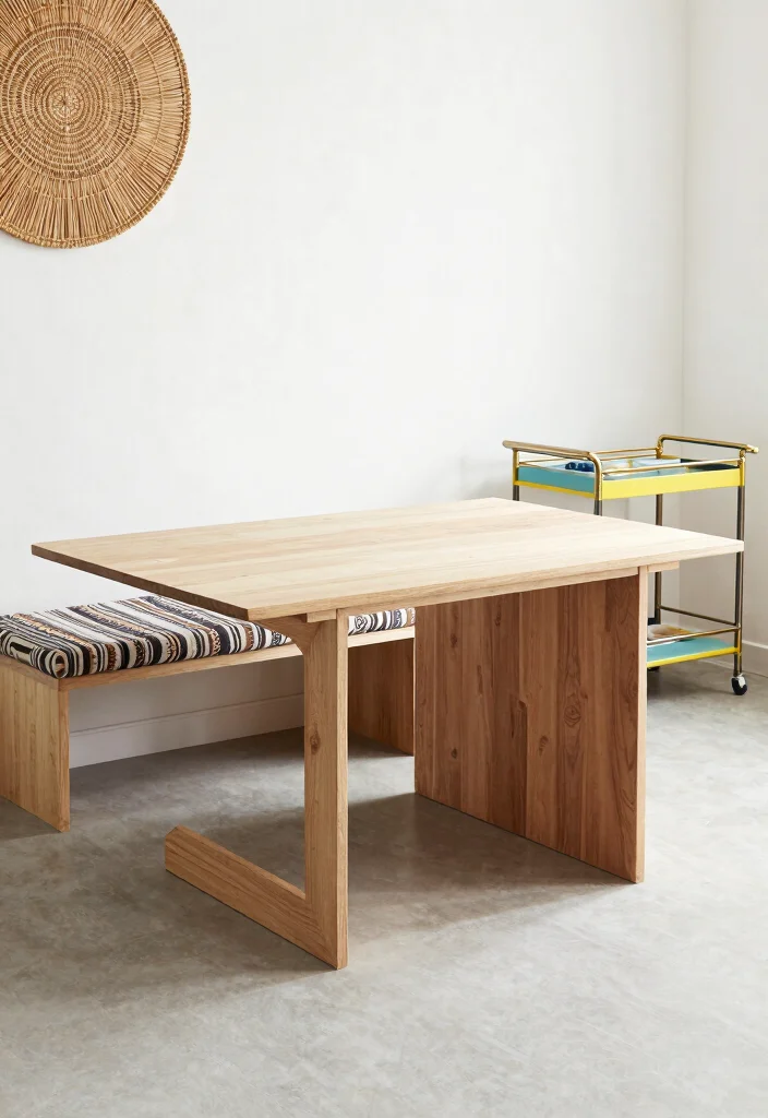 12 Bohemian Dining Room Ideas with Color and Texture 19 12 Bohemian Dining Room Ideas with Color and Texture 9. Multi Functional Furniture 0