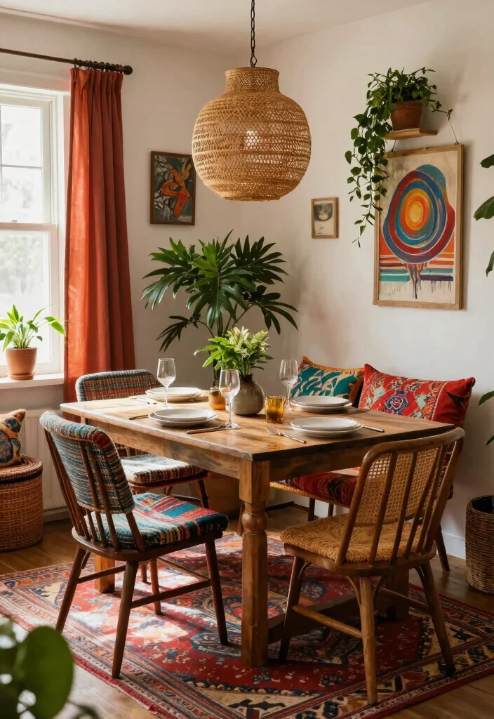 12 Bohemian Dining Room Ideas with Color and Texture 63 12 Bohemian Dining Room Ideas with Color and Texture Conclusion 0