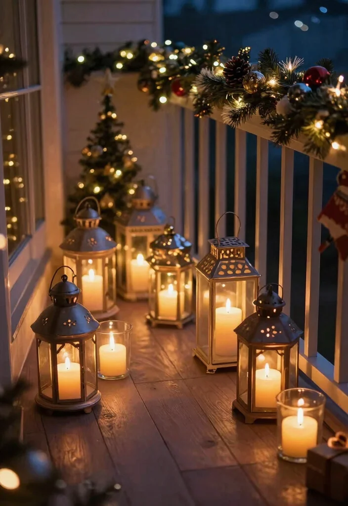 12 Christmas Apartment Balcony Ideas with Warm Holiday Vibes 36 12 Christmas Apartment Balcony Ideas with Warm Holiday Vibes 6. Christmas Scented Candles 0