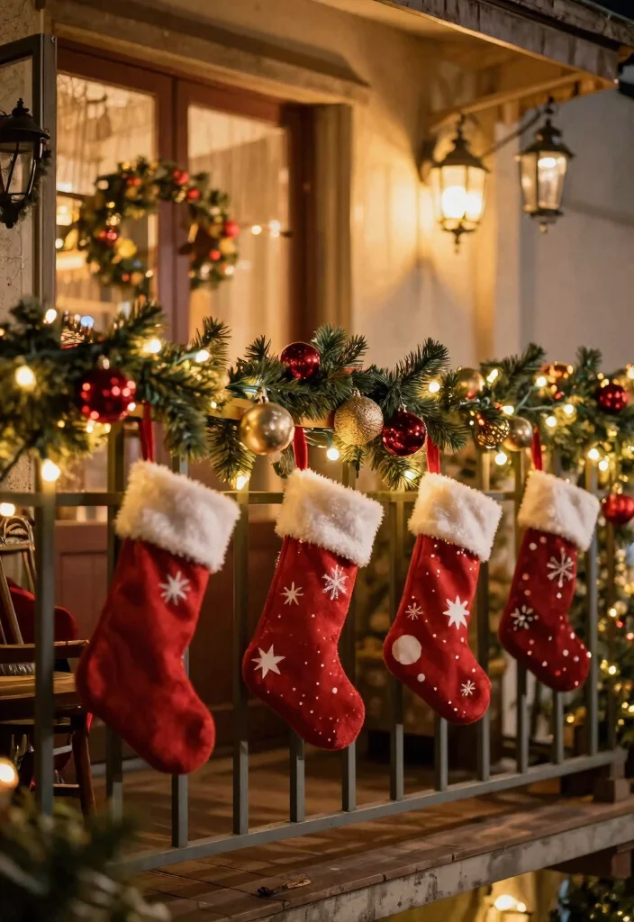 12 Christmas Apartment Balcony Ideas with Warm Holiday Vibes 48 12 Christmas Apartment Balcony Ideas with Warm Holiday Vibes 8. Vintage Christmas Decor 0