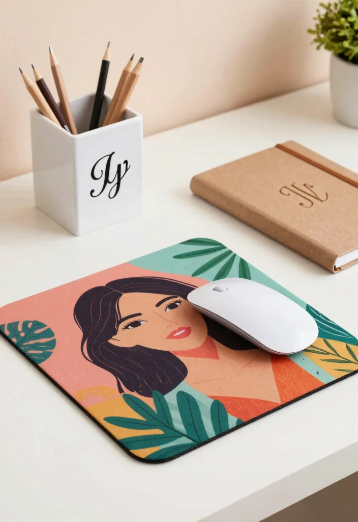 12 College Dorm Desk Ideas That Feel Personal and Cozy 2. Personalized Desk Accessories 0