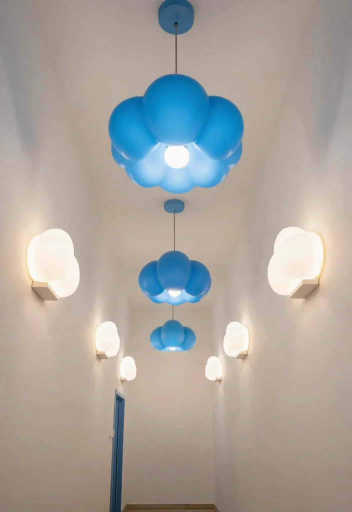 12 Colourful Hallway Ideas That Feel Playful Not Loud 2. Playful Light Fixtures 0