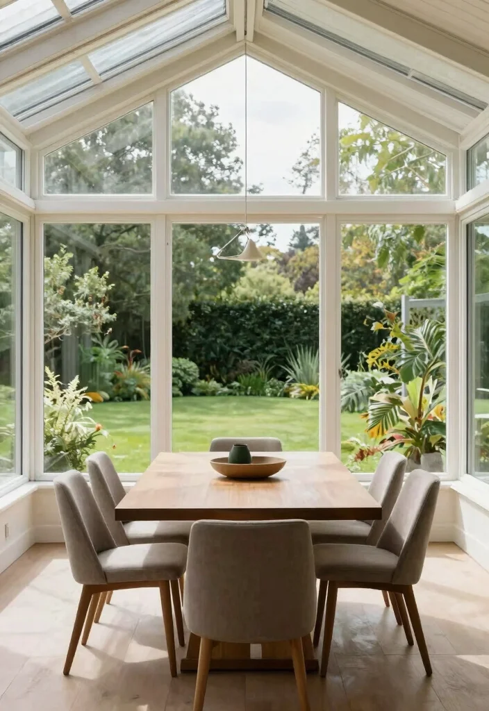 12 Conservatory Dining Room Ideas Filled with Natural Light 62 12 Conservatory Dining Room Ideas Filled with Natural Light 12. Focus on the View 0