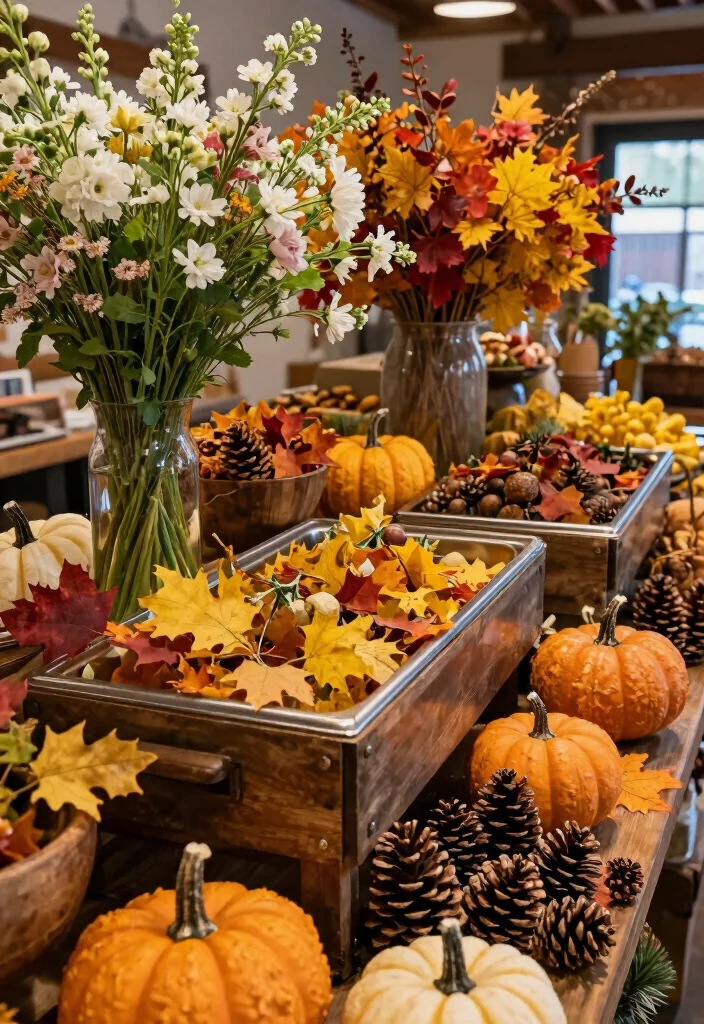 12 Dining Room Buffet Decor Ideas for Styled Storage 36 12 Dining Room Buffet Decor Ideas for Styled Storage 6. Seasonal Decor 0