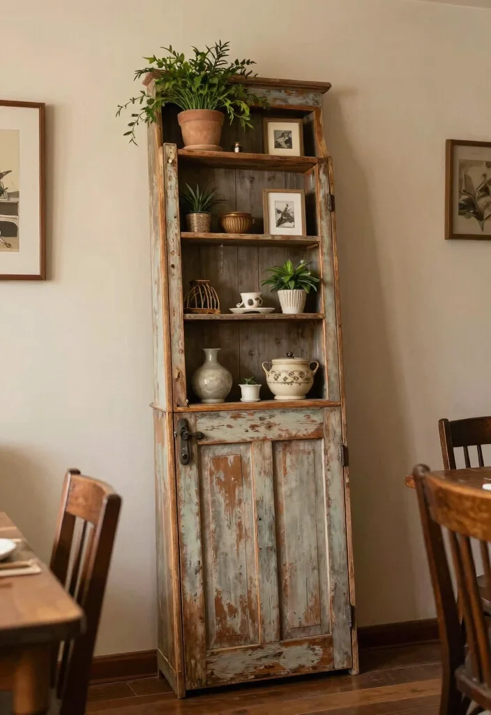 12 Dining Room Shelving Ideas for Storage and Display 8. Repurposed Old Doors as Shelves 0