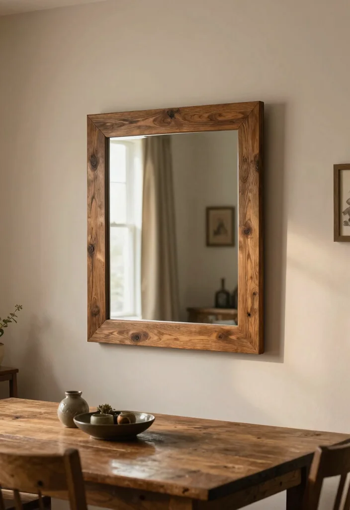 12 Dining Room Wall Art Ideas for Visual Interest 10. Artistic Mirrors 0