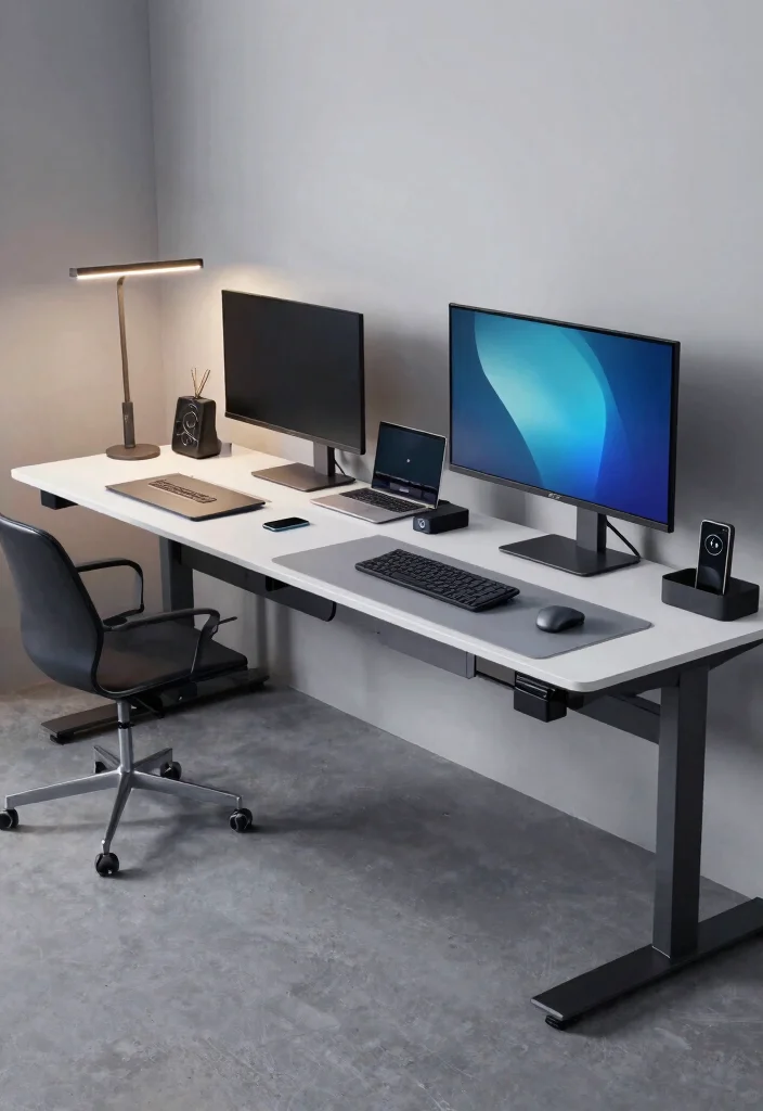 12 Double Desk Ideas for Shared Workspaces at Home 28 12 Double Desk Ideas for Shared Workspaces at Home 8. Tech Friendly Dual Workstations 0