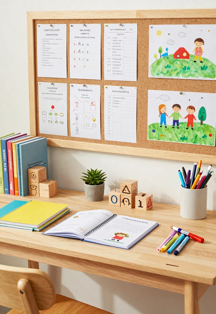 12 Eco Friendly Homeschool Desk Ideas for Organized Learning Stations 9. Incorporating Learning Tools 0