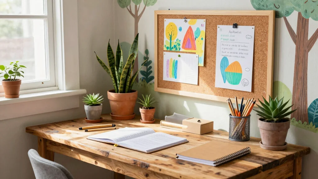 12 Eco-Friendly Homeschool Desk Ideas for Organized Learning Stations
