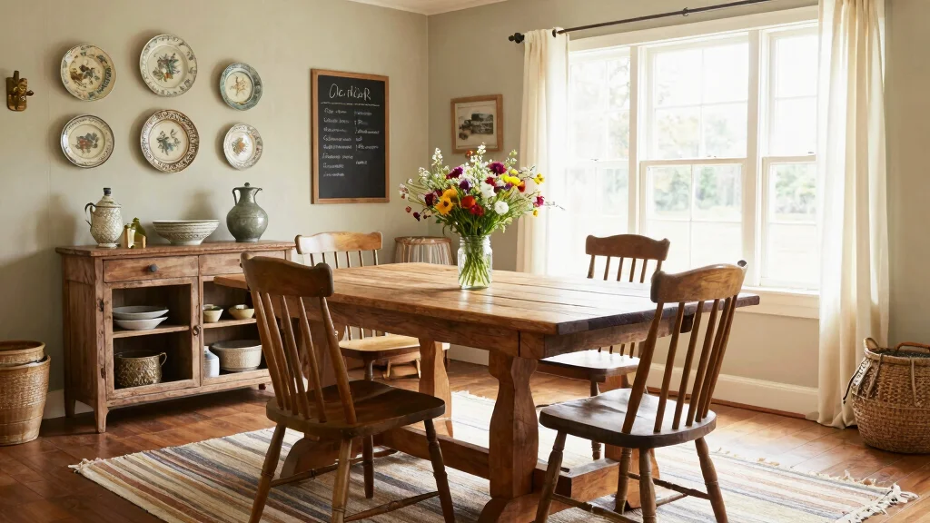 12 Farmhouse Dining Room Ideas with Warm Rustic Charm