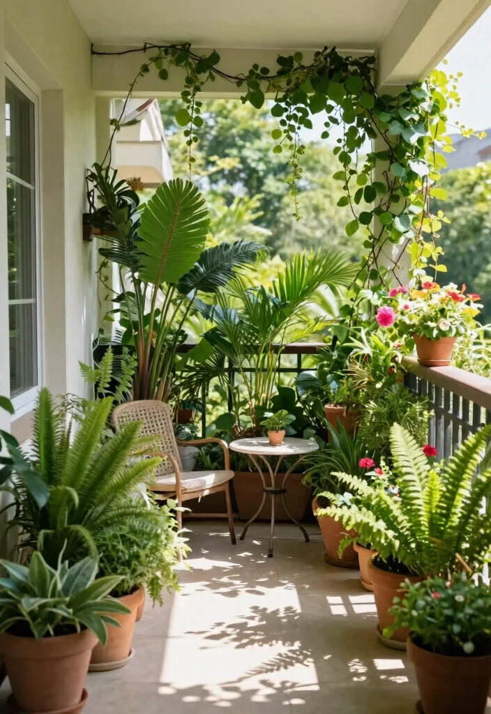 12 First Floor Balcony Ideas for Privacy and Style 1. Lush Greenery for Privacy 0