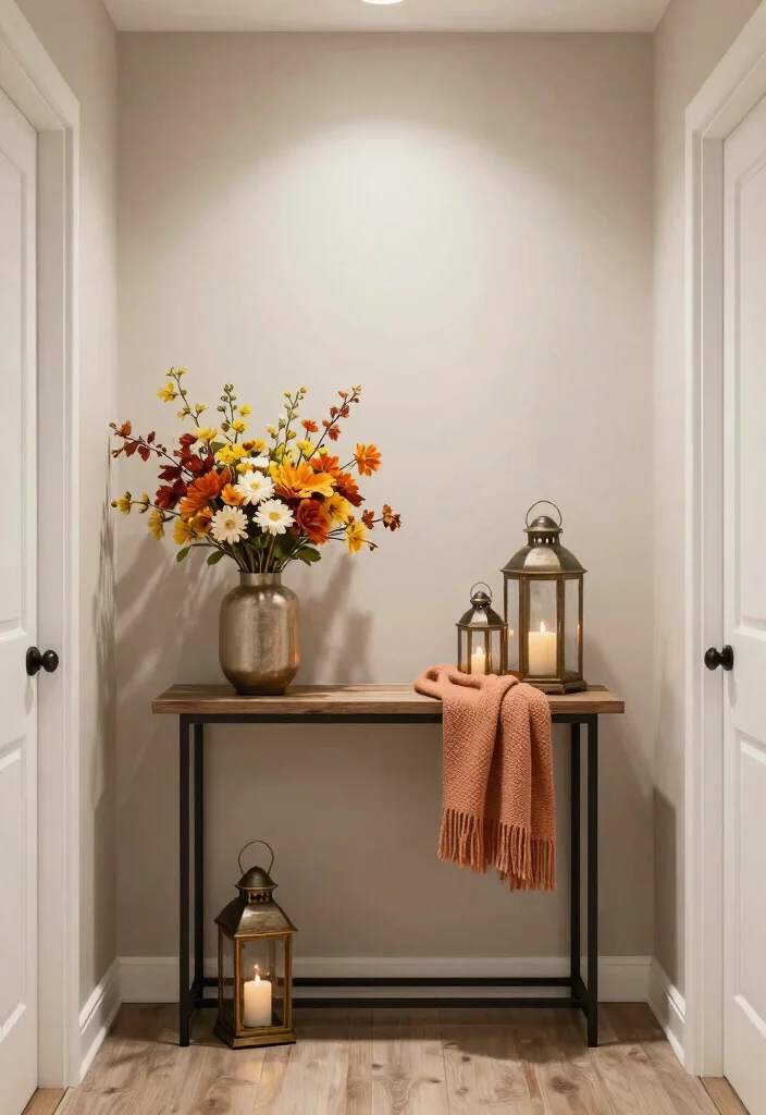 12 Flat Hallway Ideas for Apartments and Small Homes 61 12 Flat Hallway Ideas for Apartments and Small Homes 11. Rotate Seasonal Decor 0