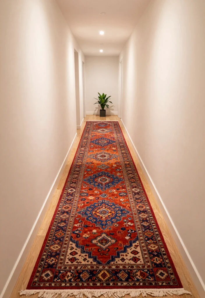 12 Flat Hallway Ideas for Apartments and Small Homes 24 12 Flat Hallway Ideas for Apartments and Small Homes 4. Stylish Runner Rugs 0